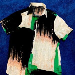 Mens Casual Button Down Shirt